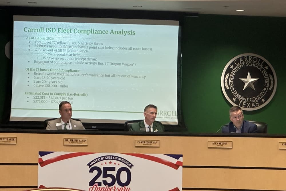Carroll ISD’s board of trustees consider broker for Durham Intermediate School, discuss bus replacement plan