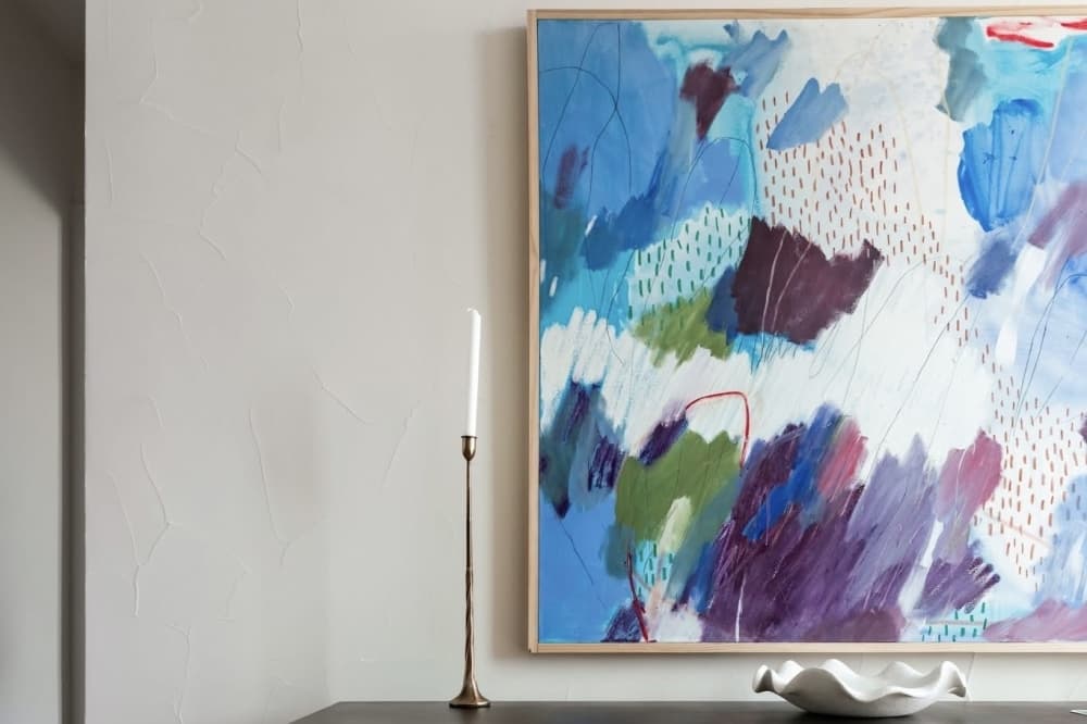 RTown Gallery provided artwork for a model home at a Grapevine-based home builder. (Courtesy of RTown Gallery)