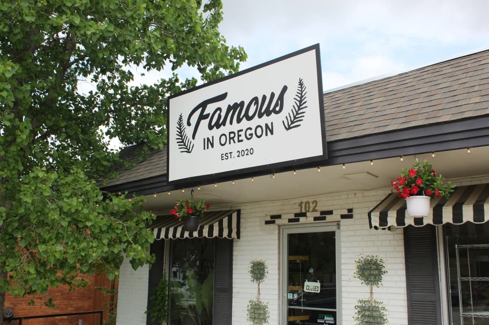 Famous in Oregon closes Prosper retail storefront, relocates shipping building