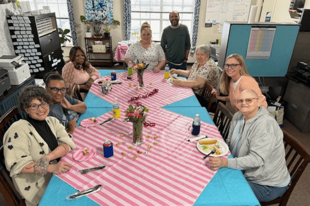 caregiver valentine's lunch