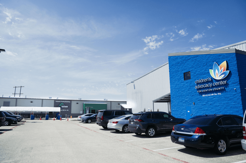 Community members accessing services at Serve Denton shared nonprofit hub