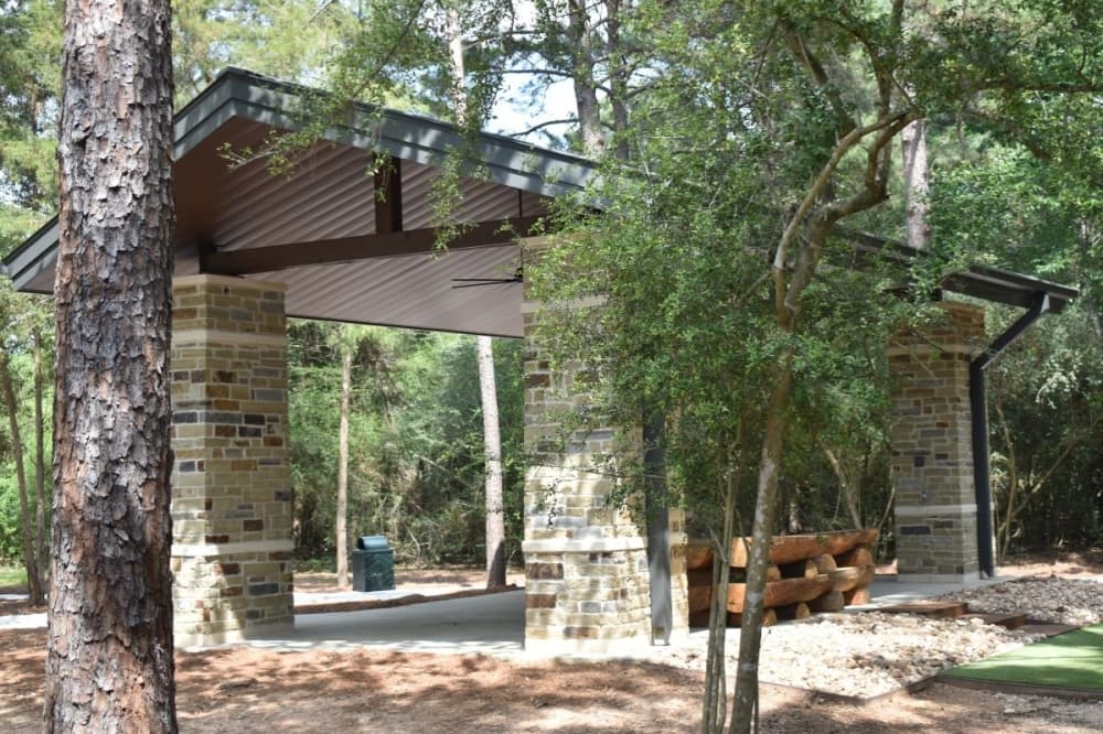 The new center also features a covered pavilion. (Lizzy Spangler/Community Impact)
