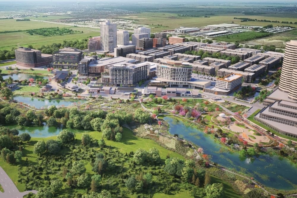 Going vertical: Construction ramps up on Frisco’s Firefly Park development
