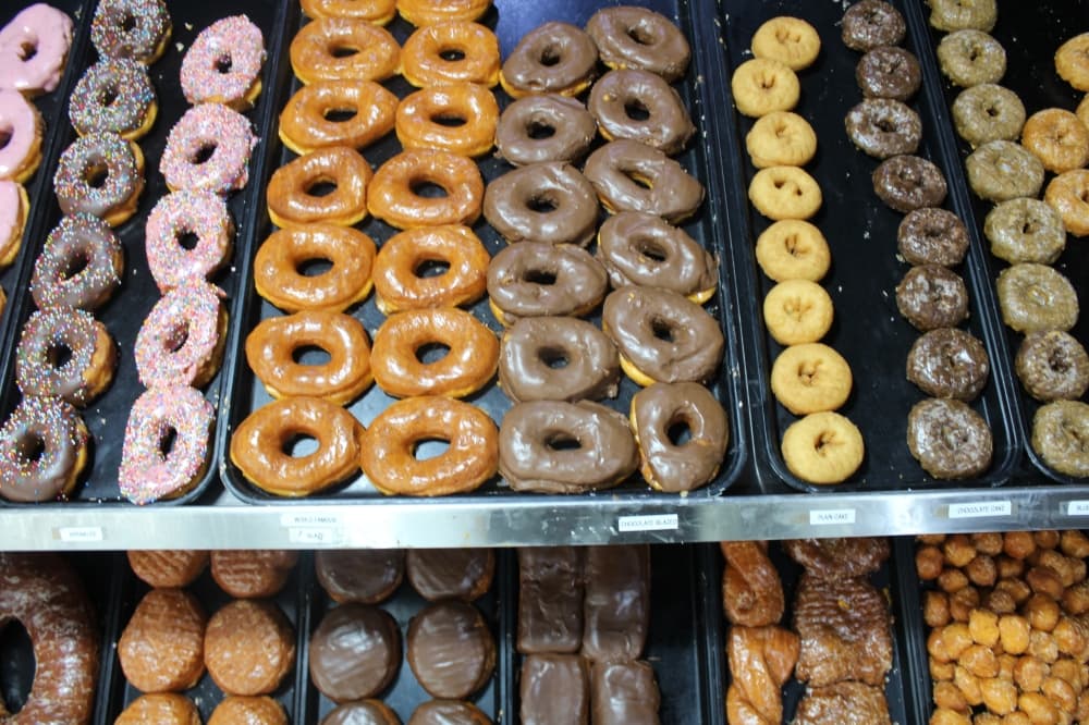 Round Rock Donuts are made from the original owner's recipe. (Jillian Nachtigal/Community Impact)