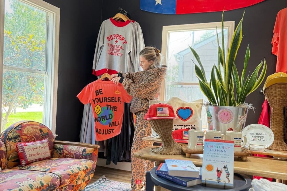 The retail space will host events such as sensory-friendly experiences and community events and collaborations. (Courtesy Peace Love Autism)
