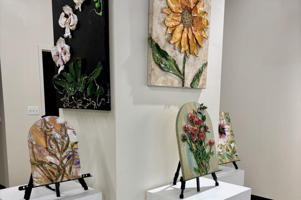 an art gallery