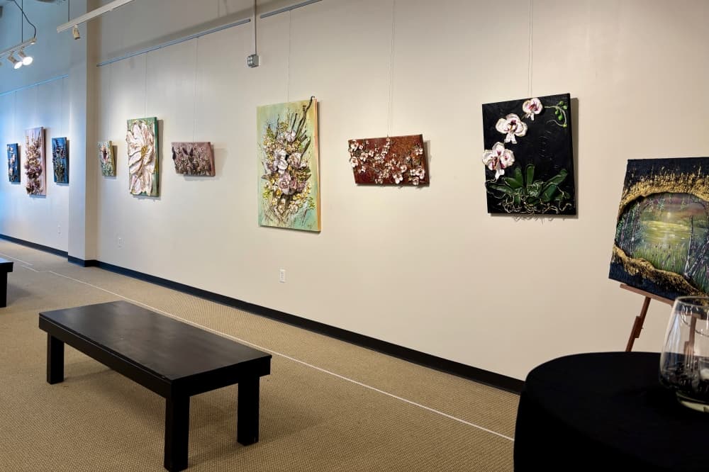 an art gallery