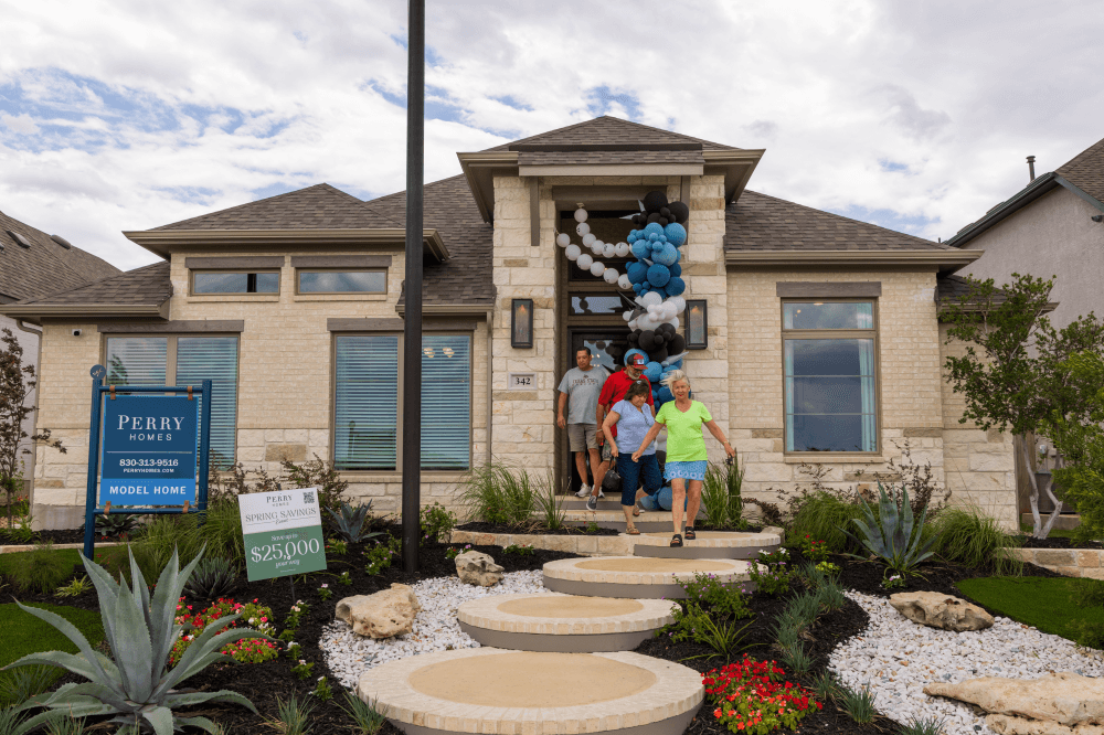 Model home tours and community event at Mayfair New Braunfels during Mayfest