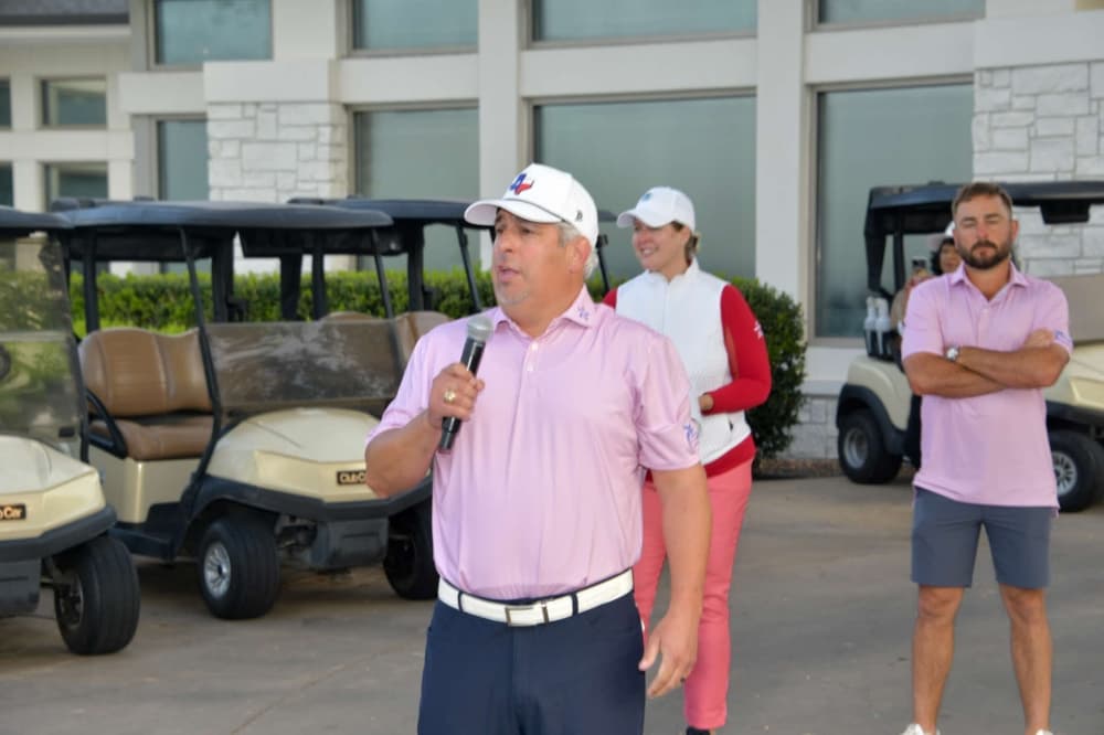 Charity golf tournament at Golf Club of Houston supporting scholarships