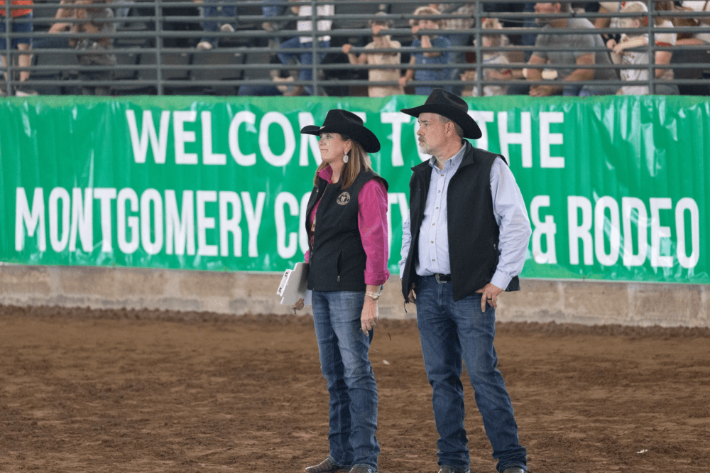 Montgomery County Realtor Tammy Sohl at local rodeo event community involvement