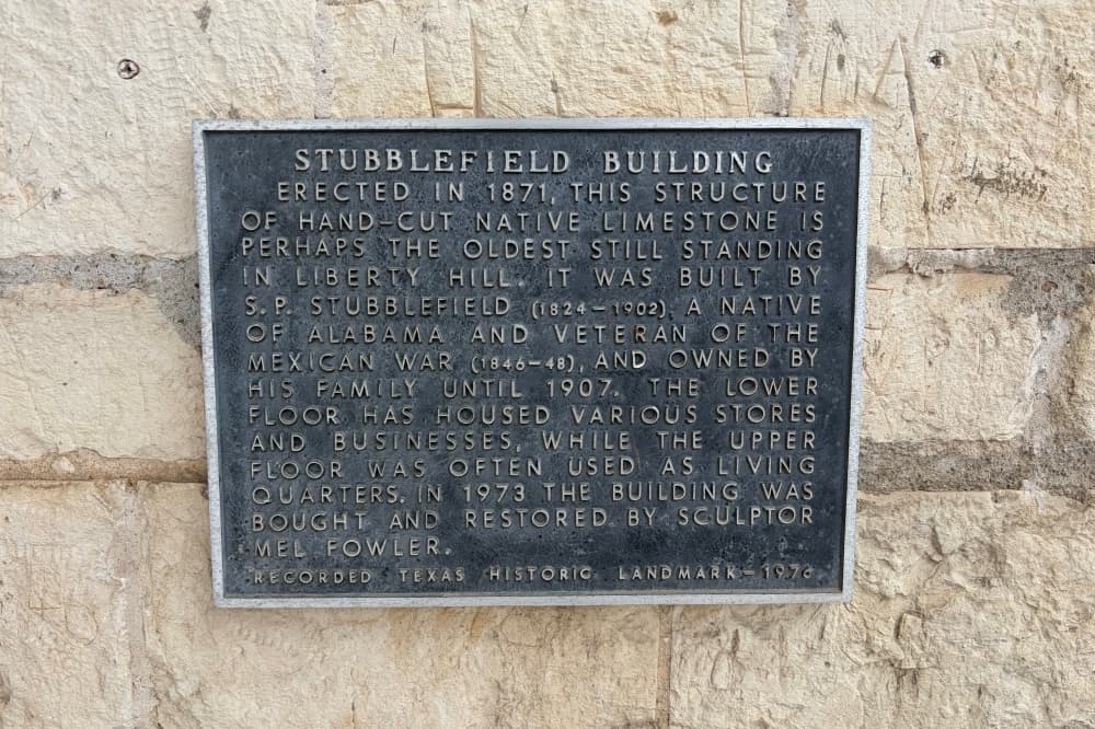 The Stubblefield Building was recorded as a Texas Historic Landmark in 1976. (Hamera Shabbir/Community Impact)