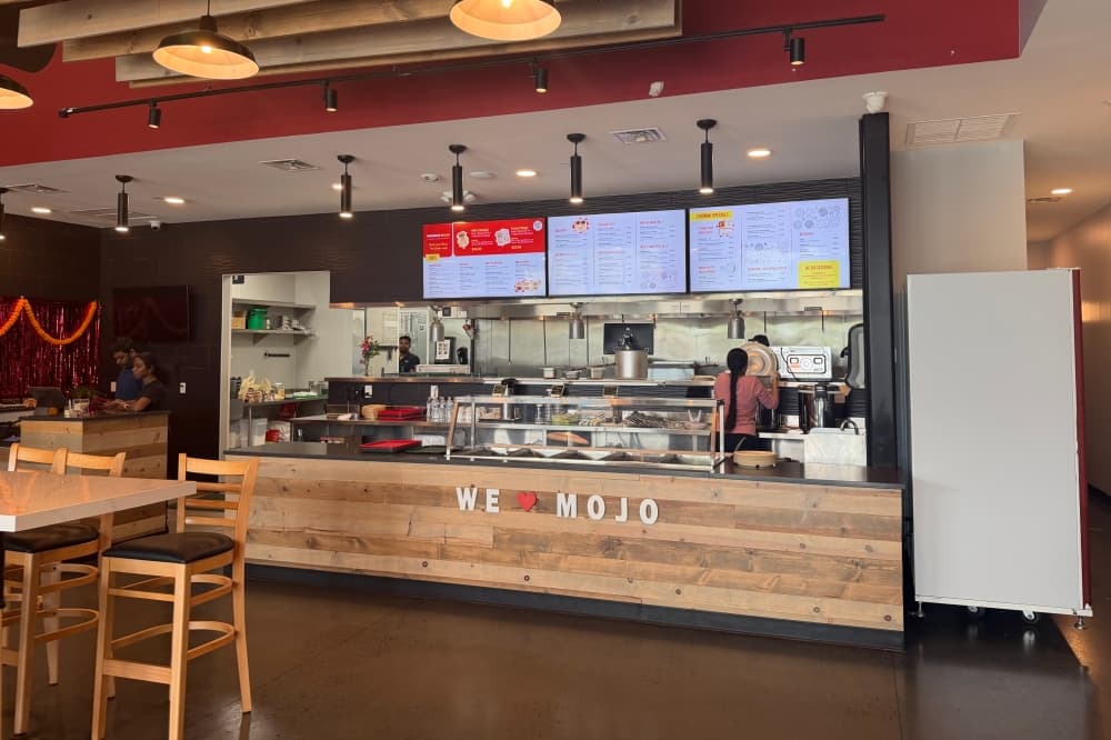 Madras Mojo opened its first McKinney restaurant and offers dishes such as butter chicken masala and butter paneer masala. (Kat Whitney/Community Impact)