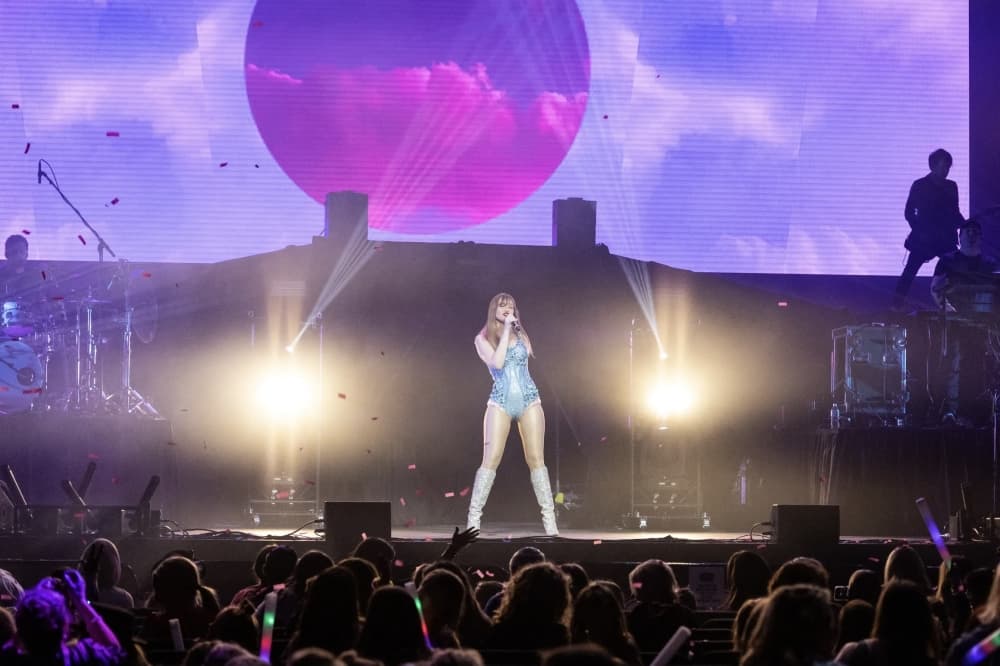 performer on stage