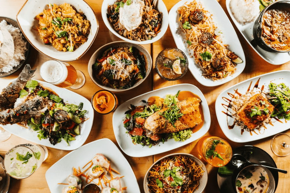 The restaurant serves Thai and Vietnamese dishes, including paid Thai fried rice, curry bowls, salads and soups. (Courtesy Malai Kitchen)