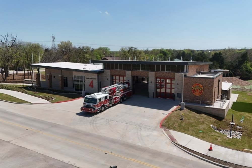 Town officials, community members and members of the Prosper Fire Department gathered April 28 to celebrate the opening of Fire Station No. 4, located at 3980 E. Prosper Trail. (Courtesy town of Prosper)