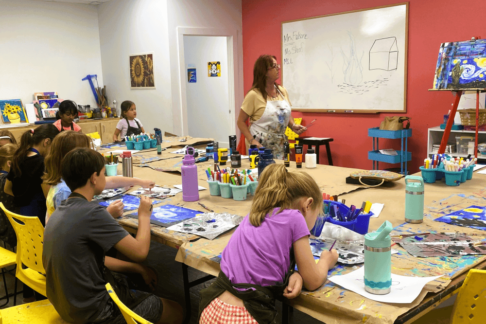 Inside the art school helping children grow through art