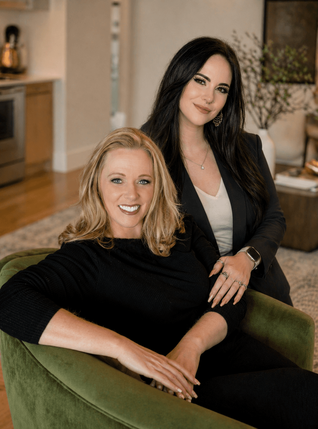 Wendy Michaelis (left) and Anna Bell