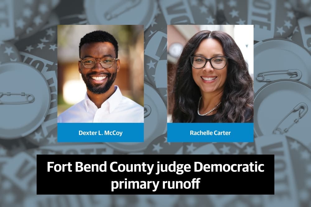 Q&A: Dexter L. McCoy and Rachelle Carter to face off in May Democratic runoff for Fort Bend County judge