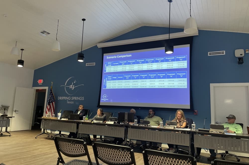 Dripping Springs officials consider significant increases to wastewater service prices