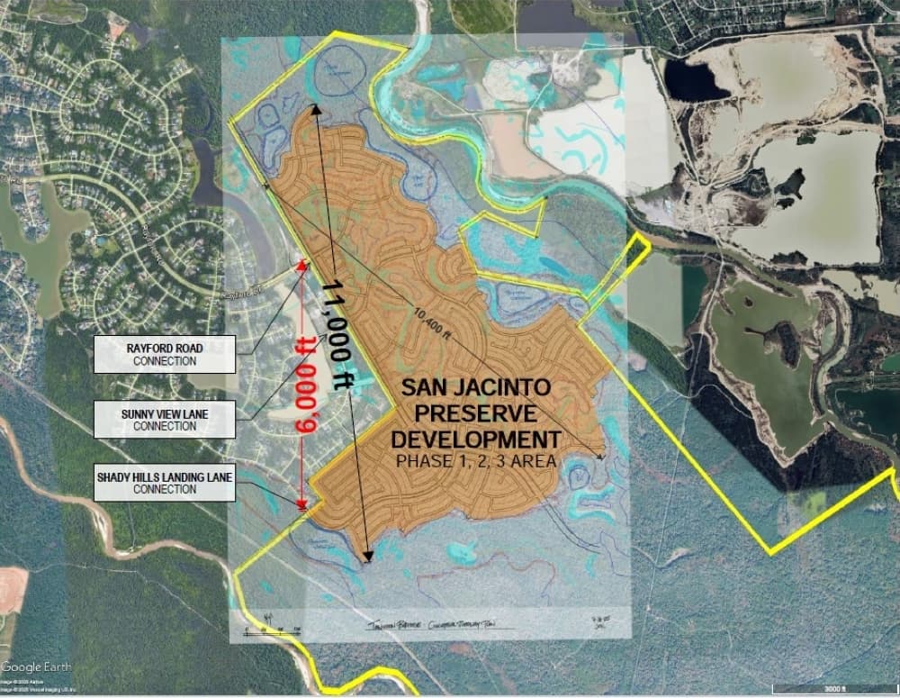 Scarborough Lane Development purchased the property in early 2025 with plans to build between 5,000 and 7,000 homes. (Courtesy Montgomery County Precinct 3)