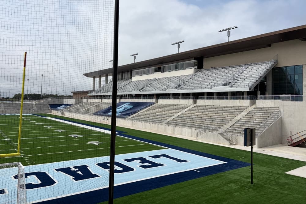 The Legacy Ranch High School football field