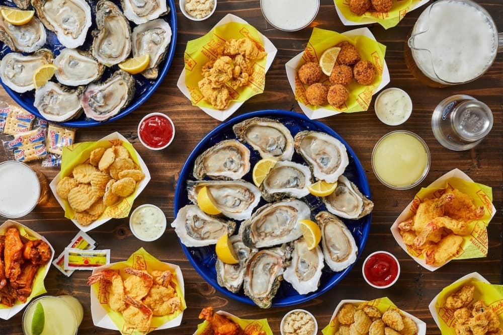 Big Shucks serves oysters and a variety of other seafood dishes. (Courtesy Big Shucks)