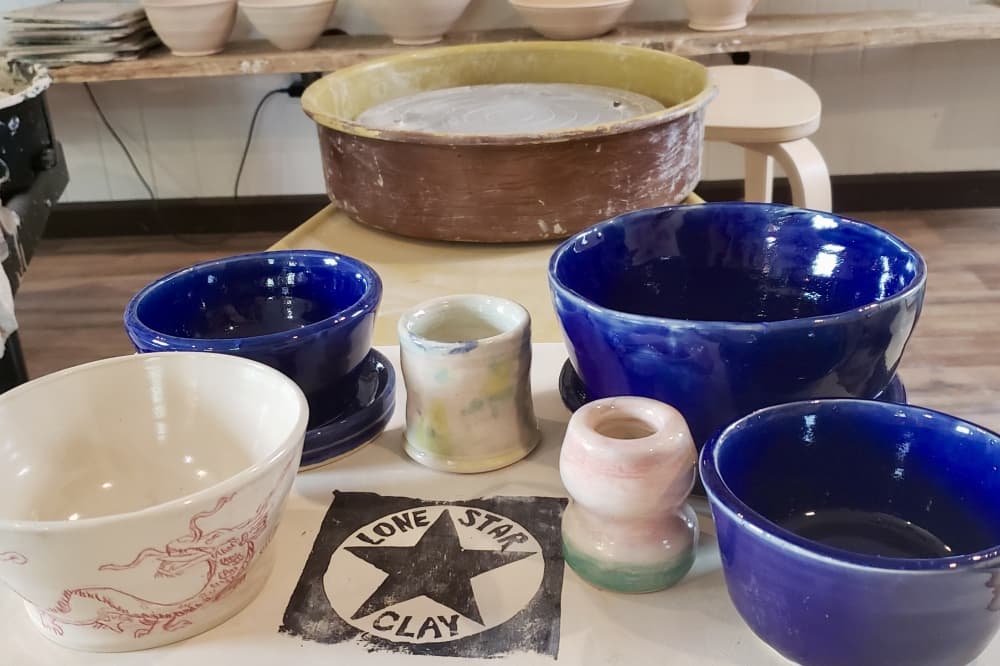 At  Lone Star Clay Studio, students are walked through all stages of clay art from hand-building clay to glazing. (Courtesy Lone Star Clay Studio)
