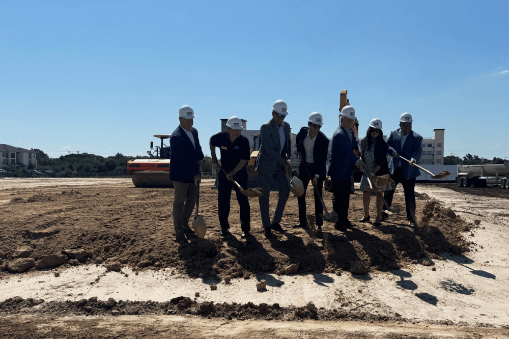 The BCS Chamber of Commerce hosted a groundbreaking ceremony for a new assisted living and memory care community in College Station on May 13. (Karley Cross/Community Impact)