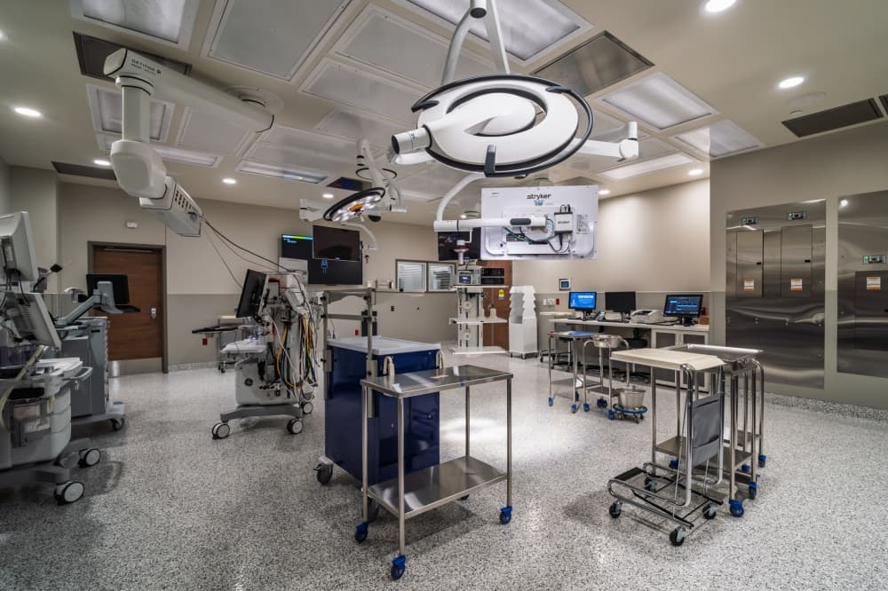 The two new operating rooms at Methodist Richardson include fully integrated technology systems. (Courtesy Methodist Richardson Medical Center)