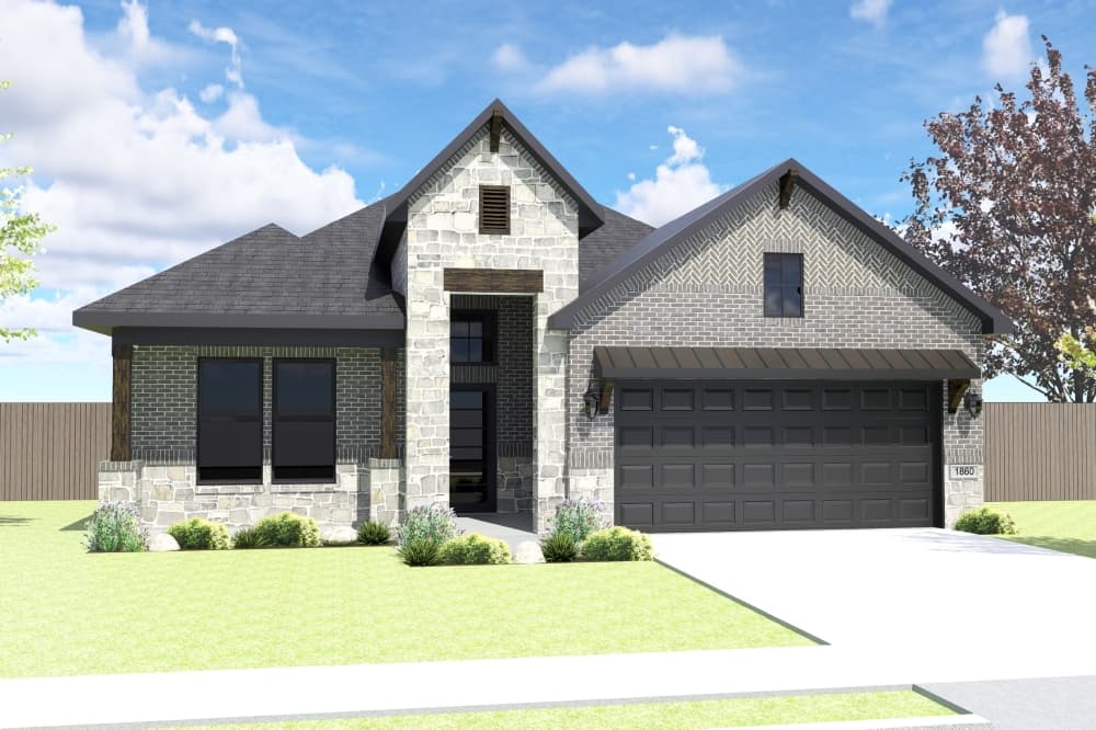 Located near the Humble Civic Center, Harmony Cove is a three-phase single-family home development that features 144 lots in the first phase and more than 400 lots upon build-out. (Rendering courtesy Saratoga Homes)