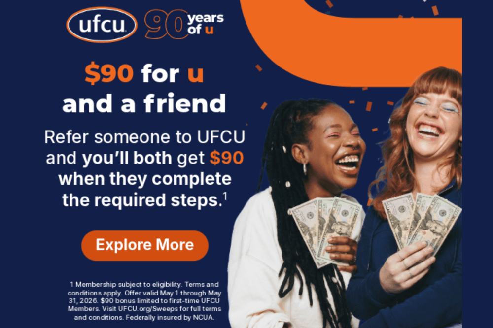 ufcu referral program ad