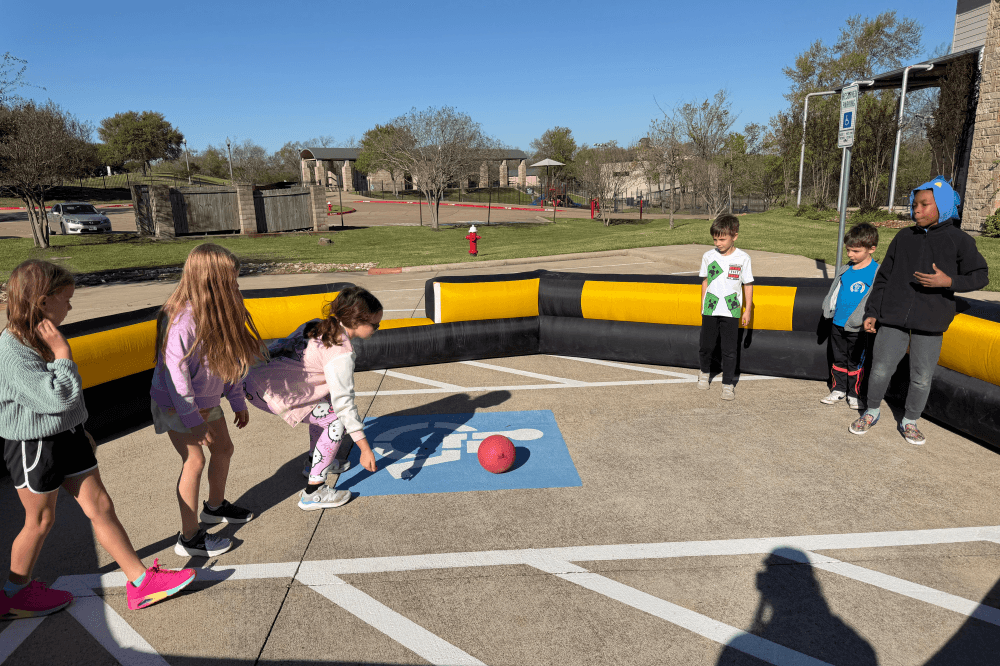 kids playing outside