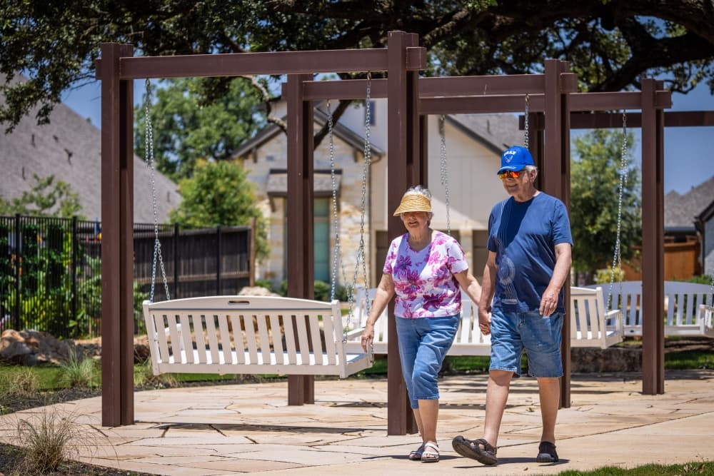 people walking in neighborhood in new braunfels