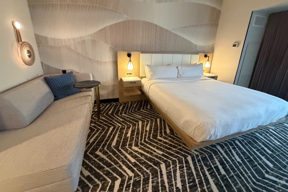 room in a hotel 
