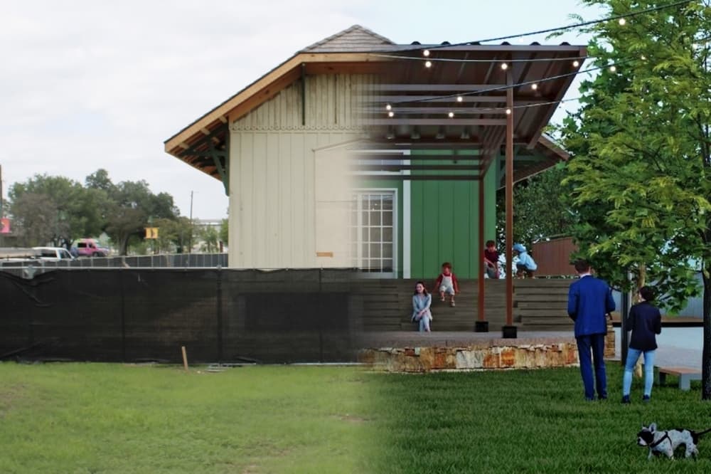 From tracks to trade: Historic Buda train depot undergoes shift to promote local businesses