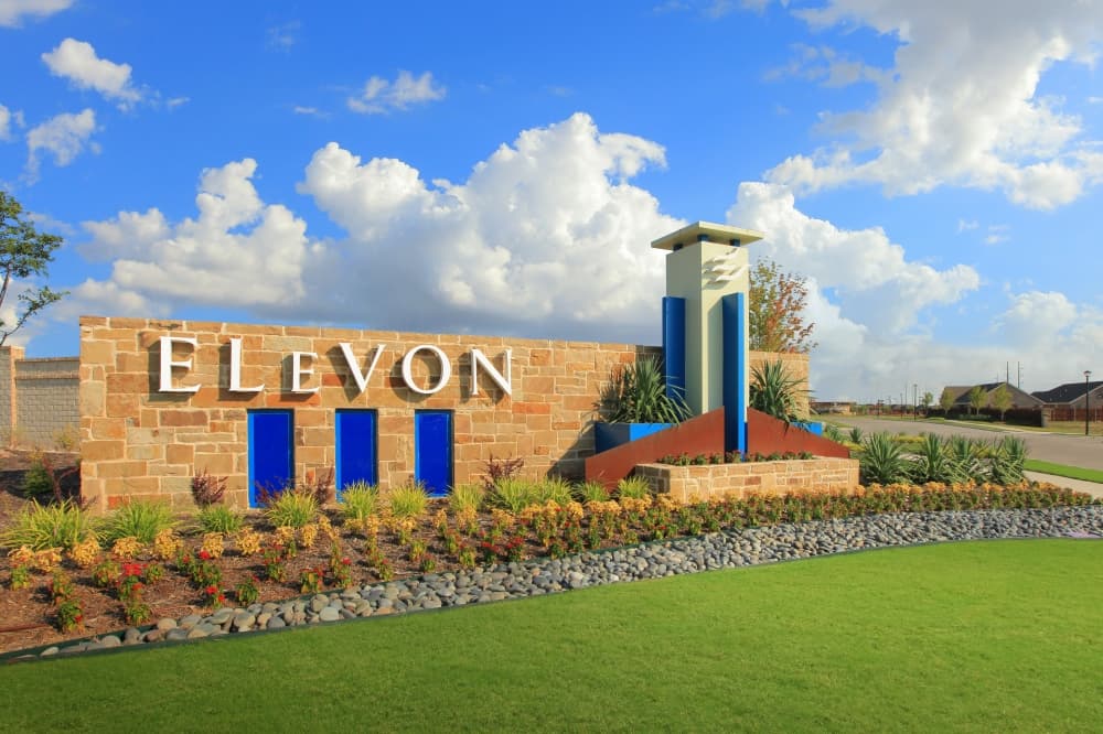 New construction homes at Elevon in Lavon TX featuring multiple builders and diverse home styles in North Texas