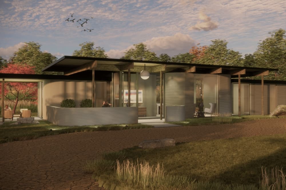 Rendering of a house