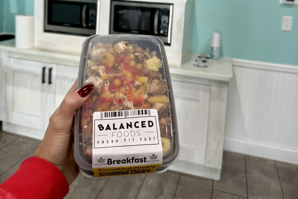 The Scrambled Chicken is a favorite at Balanced Foods Cypress. (Courtesy Balanced Foods)