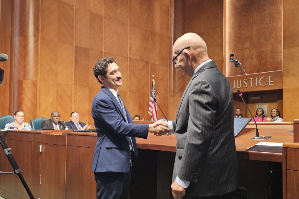 Joe Panzarella begins service as new District C council member