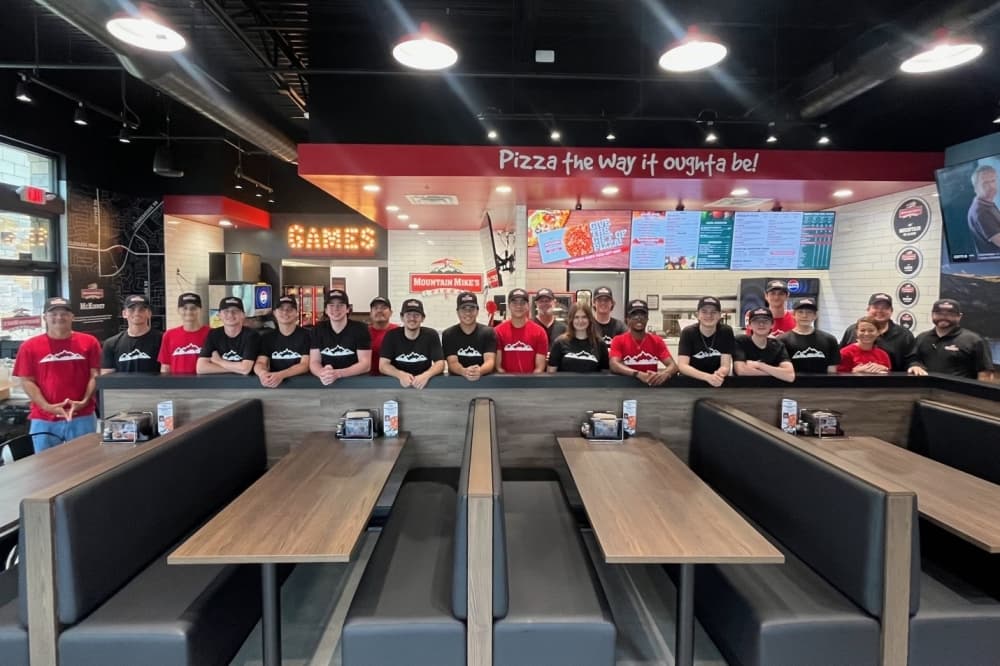 Image of staff at second Mountain Mike's Pizza location in McKinney