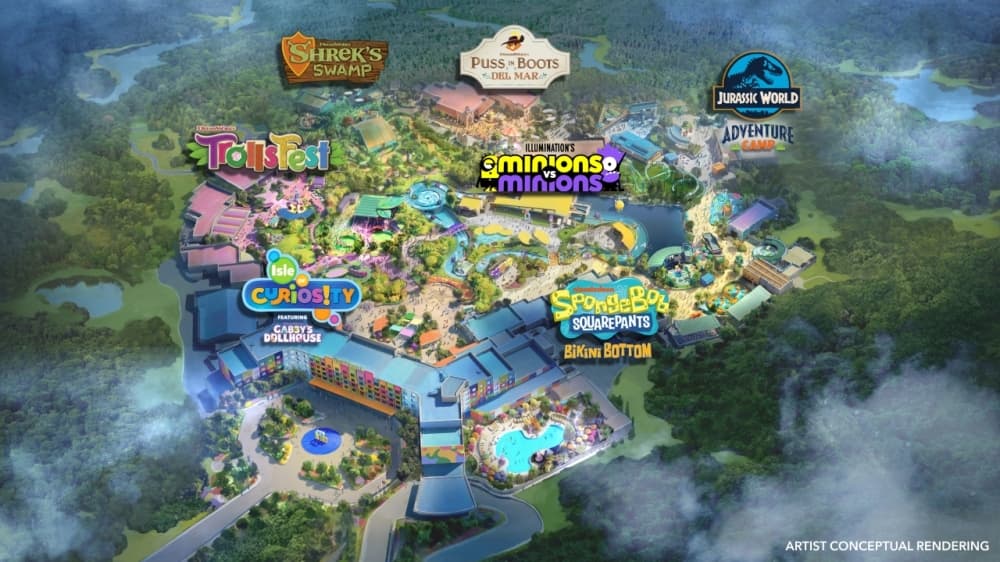 Universal Kids Resort in Frisco will include seven themed lands. (courtesy Universal Destinations & Resorts)