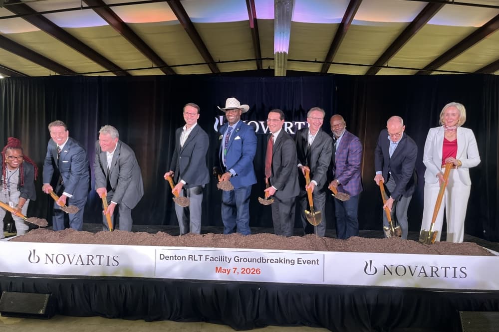 Novartis' groundbreaking, business updates: 5 trending stories from around Denton in May