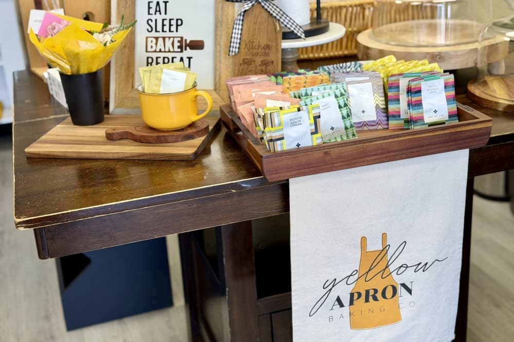 The bakery also partners with vendors from the Old Pearland Farmers Market. (Courtesy Yellow Apron Baking Co.)