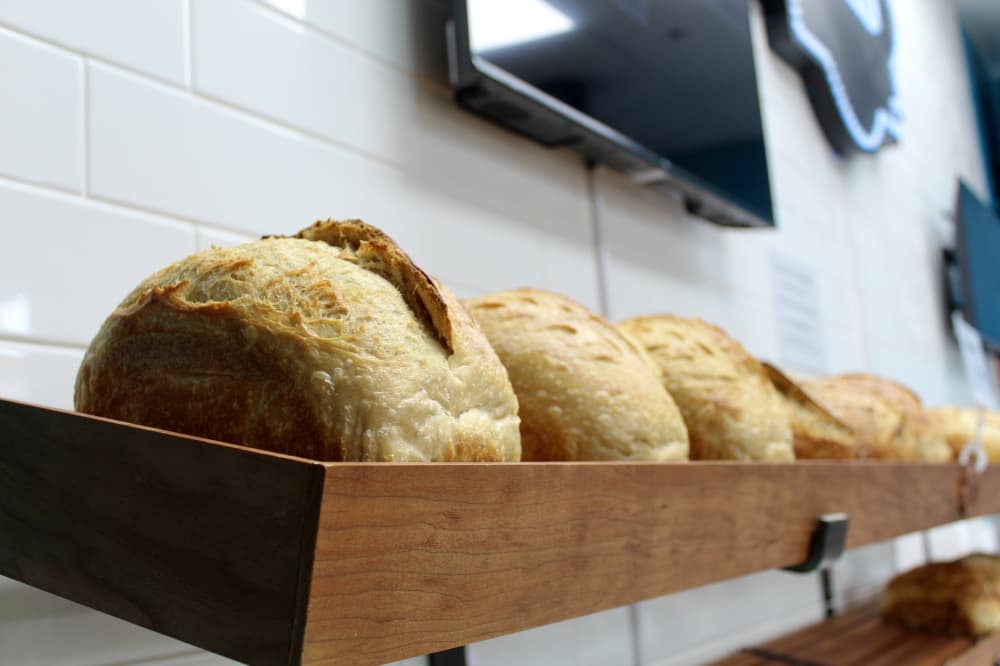 freshly baked bread