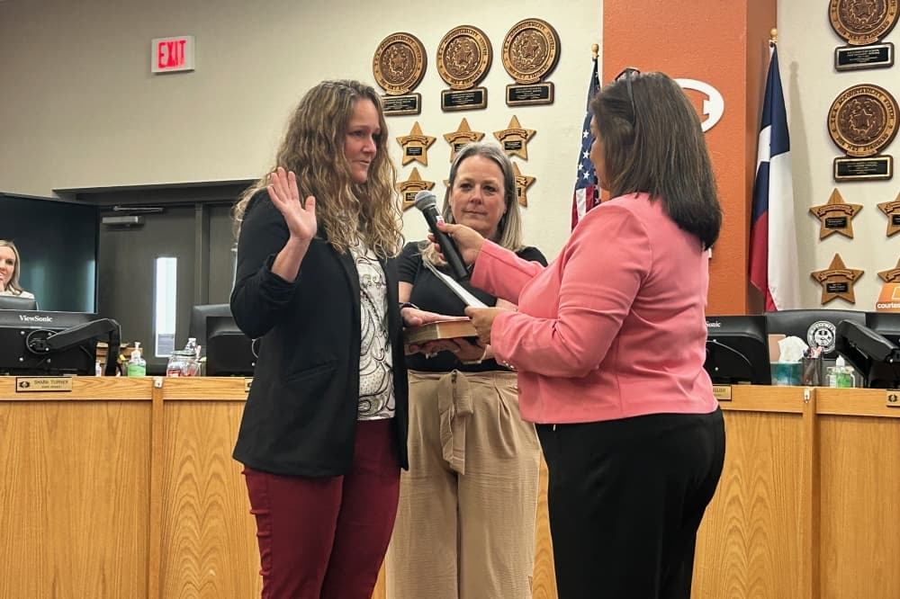 Hutto ISD installs Adams, Chavez following May board election