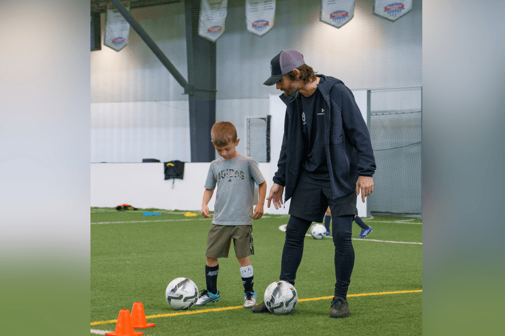 Kids participating in youth sports training and clinics at HCI Sports & Fitness in Bee Cave Texas
