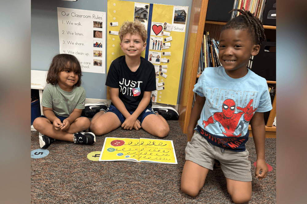 Students building friendships and community at Creek View Elementary in College Station Texas