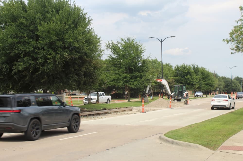 Concrete panel replacement continues on Virginia Parkway in McKinney