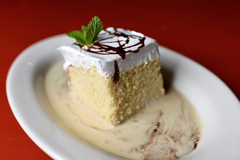 The homemade tres leches cake ($8.25) is a customer favorite. (Courtesy Molina's Cantina)