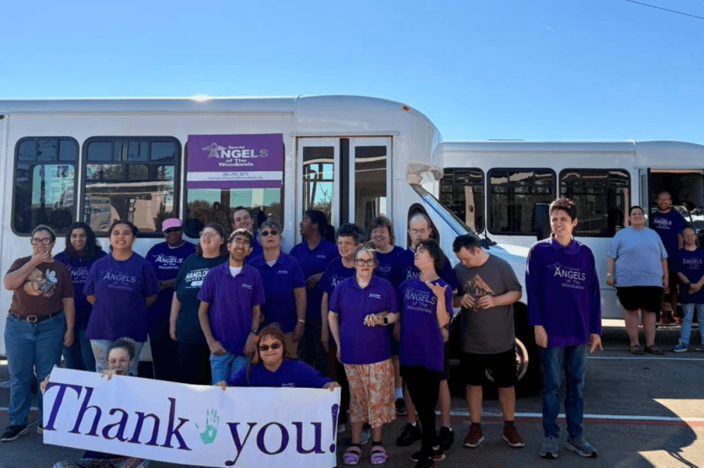 Special Angels clients thank supporters in the community